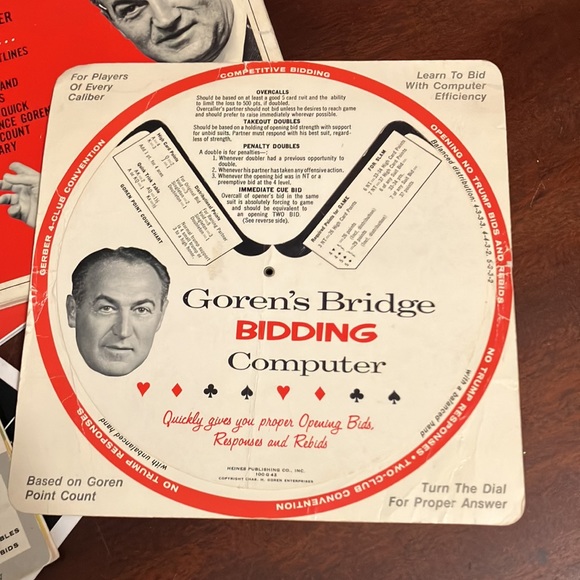 Games Vintage Gorens Guide To Bride Bidding Computer Card Game And